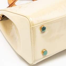Pre Owned Louis Vuitton Corail Monogram Vernis Brea GM Bag