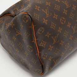 Pre Owned Louis Vuitton Monogram Canvas Speedy 35 Bag