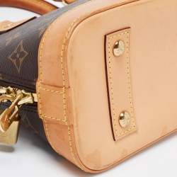 Pre Owned Louis Vuitton Monogram Canvas Alma BB Bag