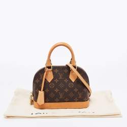 Pre Owned Louis Vuitton Monogram Canvas Alma BB Bag