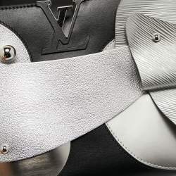 Pre Owned Louis Vuitton Black/Silver Leather Limited Edition 054/200 Liu Wei Artycapucines PM Bag