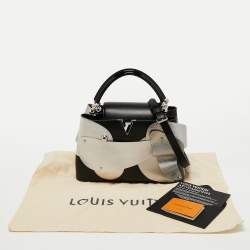 Pre Owned Louis Vuitton Black/Silver Leather Limited Edition 054/200 Liu Wei Artycapucines PM Bag