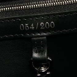 Pre Owned Louis Vuitton Black/Silver Leather Limited Edition 054/200 Liu Wei Artycapucines PM Bag