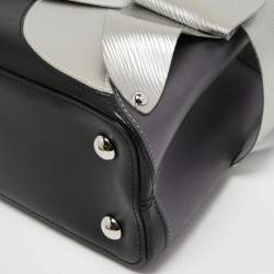 Pre Owned Louis Vuitton Black/Silver Leather Limited Edition 054/200 Liu Wei Artycapucines PM Bag