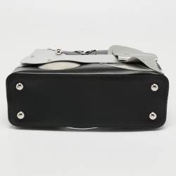 Pre Owned Louis Vuitton Black/Silver Leather Limited Edition 054/200 Liu Wei Artycapucines PM Bag
