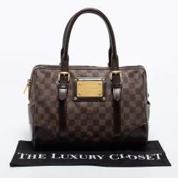 Pre Owned Louis Vuitton Damier Ebene Canvas Berkeley Bag