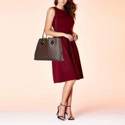 Pre Owned Louis Vuitton Damier Ebene Canvas Kensington Bag