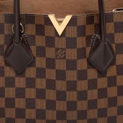 Pre Owned Louis Vuitton Damier Ebene Canvas Kensington Bag