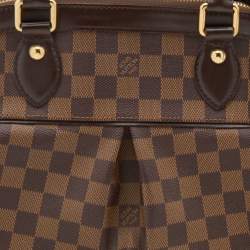 Pre Owned Louis Vuitton Damier Ebene Canvas Trevi PM Bag