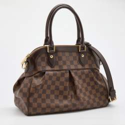 Pre Owned Louis Vuitton Damier Ebene Canvas Trevi PM Bag