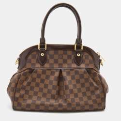 Pre Owned Louis Vuitton Damier Ebene Canvas Trevi PM Bag