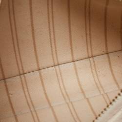 Pre Owned Louis Vuitton Creme Monogram Empreinte Leather Easy Pouch on Strap