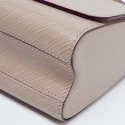 Pre Owned Louis Vuitton Beige Epi Leather Twist MM Bag