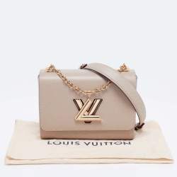Pre Owned Louis Vuitton Beige Epi Leather Twist MM Bag