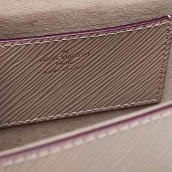 Pre Owned Louis Vuitton Beige Epi Leather Twist MM Bag
