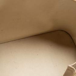 Pre Owned Louis Vuitton Blanc Corail Monogram Vernis Alma PM Bag