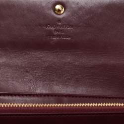 Louis Vuitton Amarante Monogram Vernis Sarah Wallet