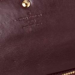 Louis Vuitton Amarante Monogram Vernis Sarah Wallet