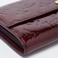 Louis Vuitton Amarante Monogram Vernis Sarah Wallet