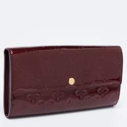 Louis Vuitton Amarante Monogram Vernis Sarah Wallet