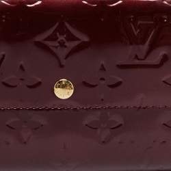 Louis Vuitton Amarante Monogram Vernis Sarah Wallet