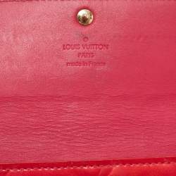 Louis Vuitton Rose Pop Monogram Vernis Sarah Wallet