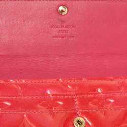 Louis Vuitton Rose Pop Monogram Vernis Sarah Wallet