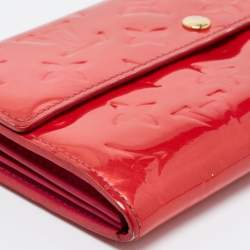 Louis Vuitton Rose Pop Monogram Vernis Sarah Wallet