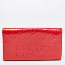 Louis Vuitton Rose Pop Monogram Vernis Sarah Wallet