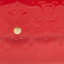 Louis Vuitton Rose Pop Monogram Vernis Sarah Wallet