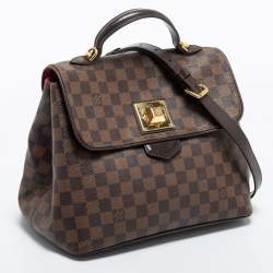 Pre Owned Louis Vuitton Damier Ebene Bergamo MM Bag