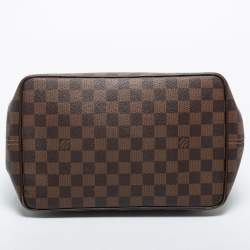 Pre Owned Louis Vuitton Damier Ebene Bergamo MM Bag