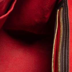 Pre Owned Louis Vuitton Damier Ebene Bergamo MM Bag