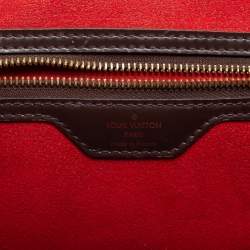 Pre Owned Louis Vuitton Damier Ebene Bergamo MM Bag