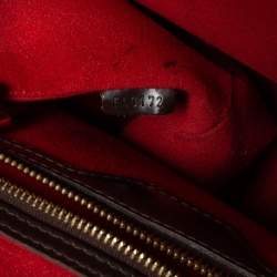 Pre Owned Louis Vuitton Damier Ebene Bergamo MM Bag