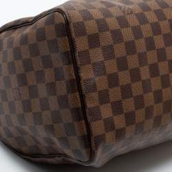 Pre Owned Louis Vuitton Damier Ebene Canvas Speedy 35 Bag