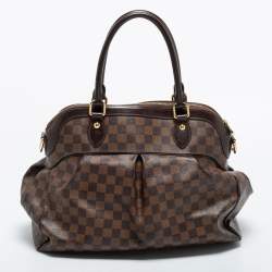 Pre Owned Louis Vuitton Damier Ebene Canvas and Leather Trevi GM Bag