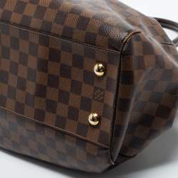 Pre Owned Louis Vuitton Damier Ebene Canvas and Leather Trevi GM Bag