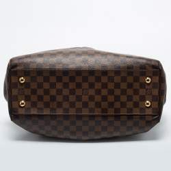 Pre Owned Louis Vuitton Damier Ebene Canvas and Leather Trevi GM Bag