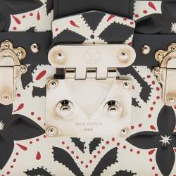 Pre Owned Louis Vuitton Multicolor Graphic Print Leather Petite Malle Bag