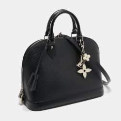Pre Owned Louis Vuitton Black Epi Leather Alma PM Bag