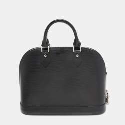 Pre Owned Louis Vuitton Black Epi Leather Alma PM Bag