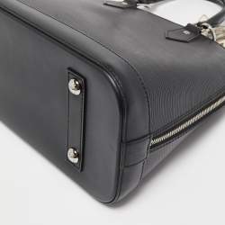 Pre Owned Louis Vuitton Black Epi Leather Alma PM Bag