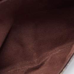 مملوكة مسبقًا Louis Vuitton Brown Monogram Canvas and Leather Pochette Metis Bag
