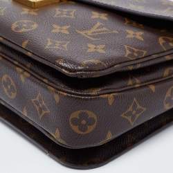 مملوكة مسبقًا Louis Vuitton Brown Monogram Canvas and Leather Pochette Metis Bag