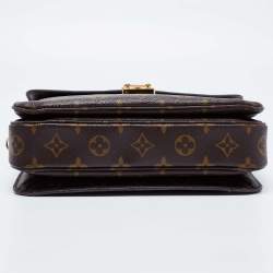 مملوكة مسبقًا Louis Vuitton Brown Monogram Canvas and Leather Pochette Metis Bag