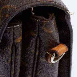 مملوكة مسبقًا Louis Vuitton Brown Monogram Canvas and Leather Pochette Metis Bag