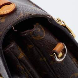 مملوكة مسبقًا Louis Vuitton Brown Monogram Canvas and Leather Pochette Metis Bag