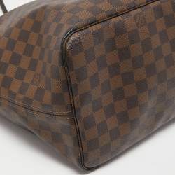 Pre Owned Louis Vuitton Damier Ebene Canvas Neverfull GM Bag