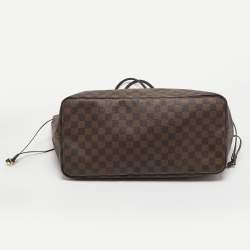 Pre Owned Louis Vuitton Damier Ebene Canvas Neverfull GM Bag